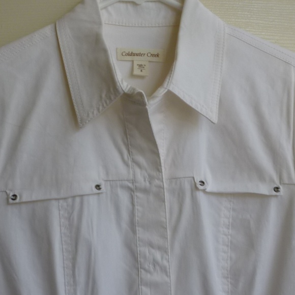 Coldwater Creek Snap Front Shirt-Jacket - Picture 3 of 8